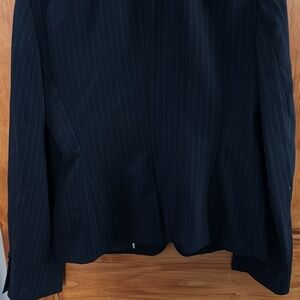 Anne Klein Navy Pinstripe Women’s Blazer